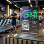 Premium Gym & Fitness Studio Review Standee