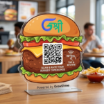 Premium Burger Shape Review Standee – Powered by GrowShree